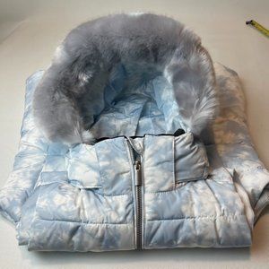 Calvin Klein Vest with Fur Hoodie